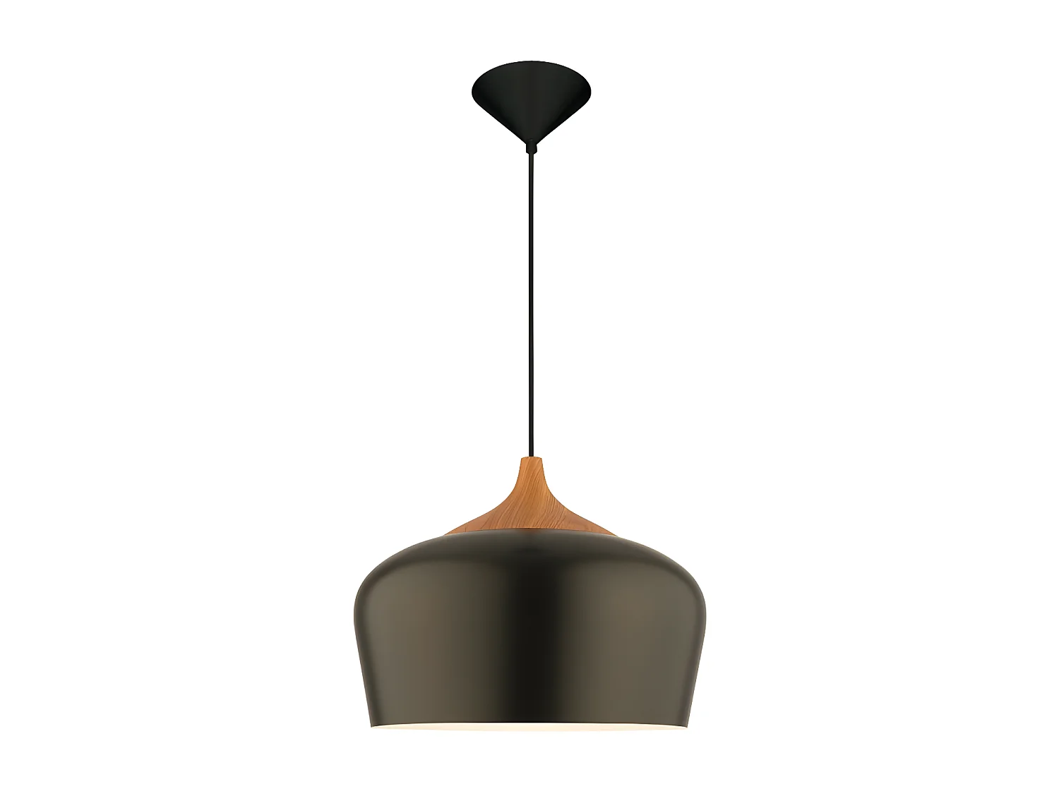 Suspension Voltige, Métal, Noir