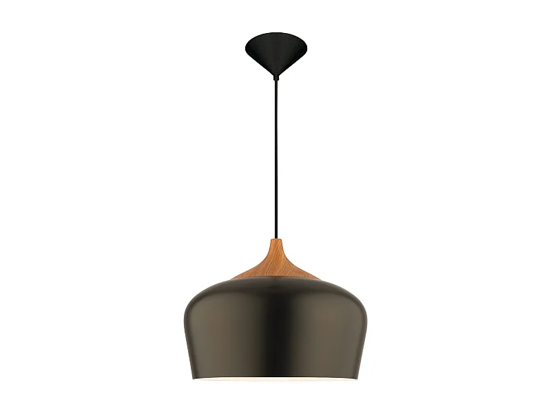 Suspension Voltige, Métal, Noir