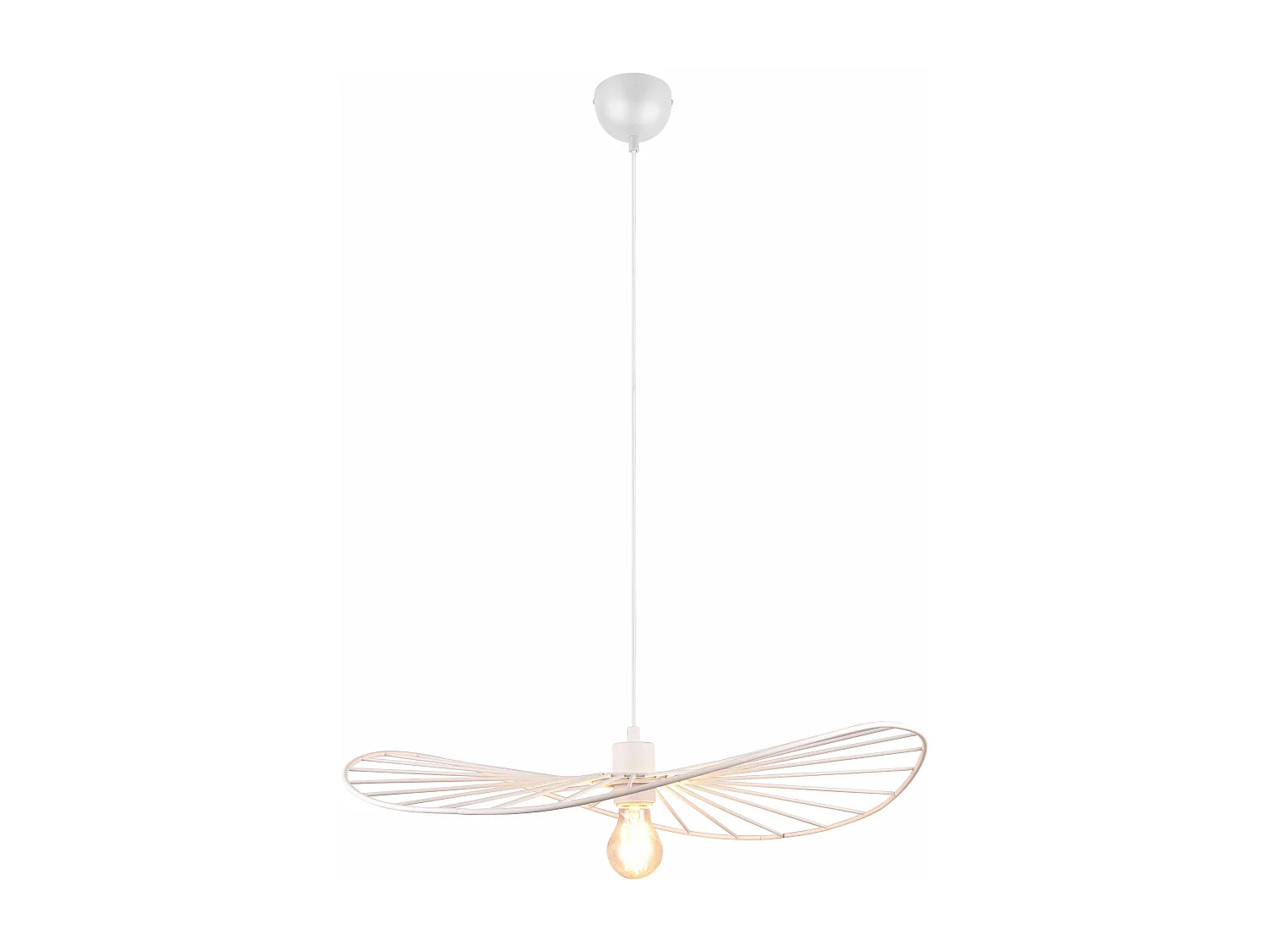 Lampe suspendue design en métal Chapeau