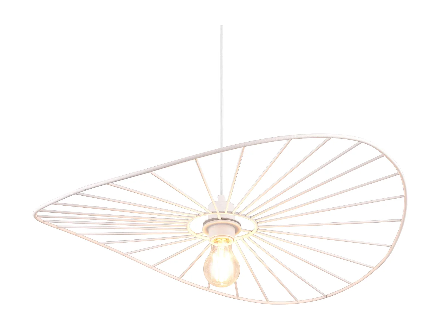 Lampe suspendue design en métal Chapeau