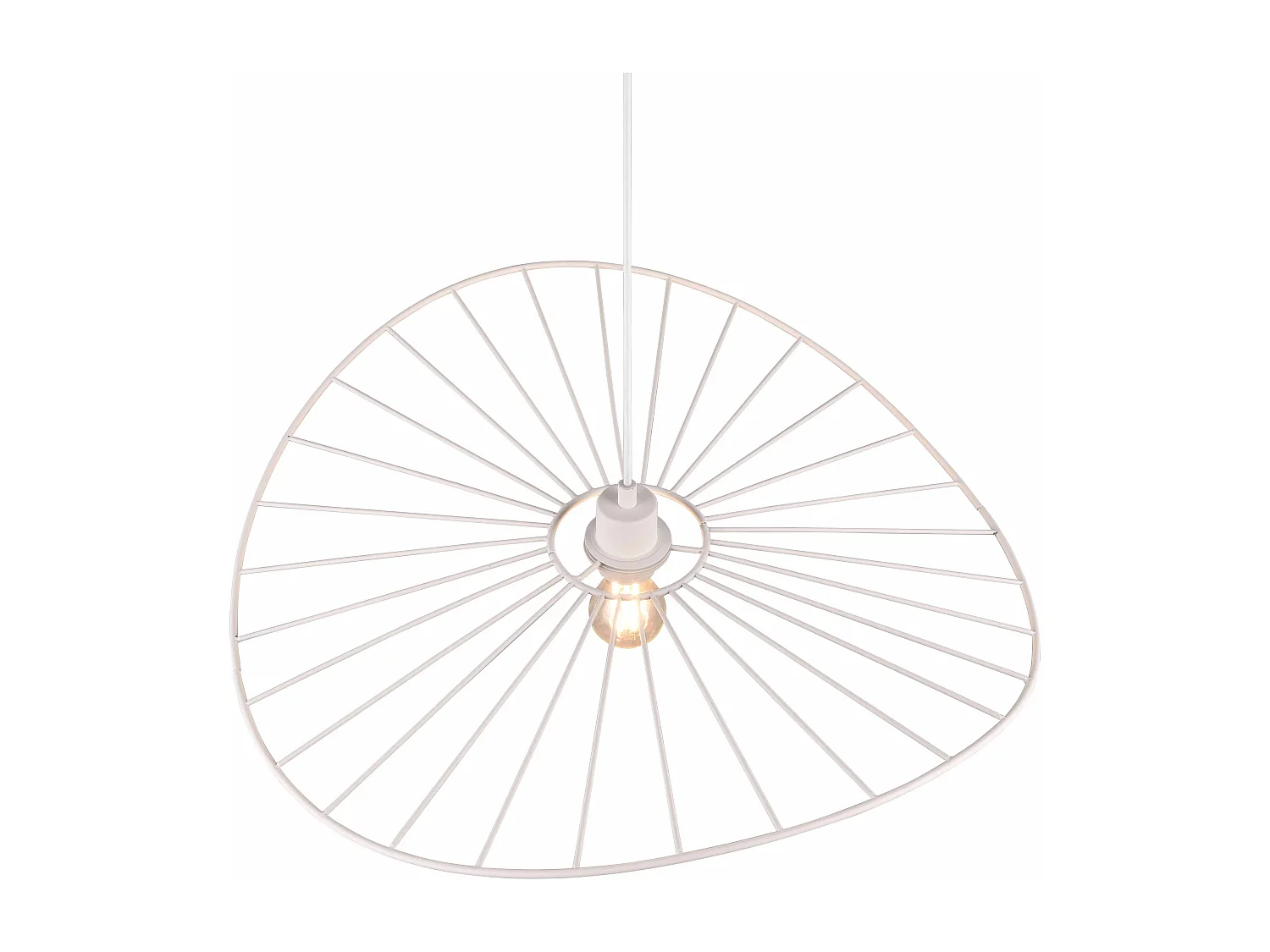 Lampe suspendue design en métal Chapeau