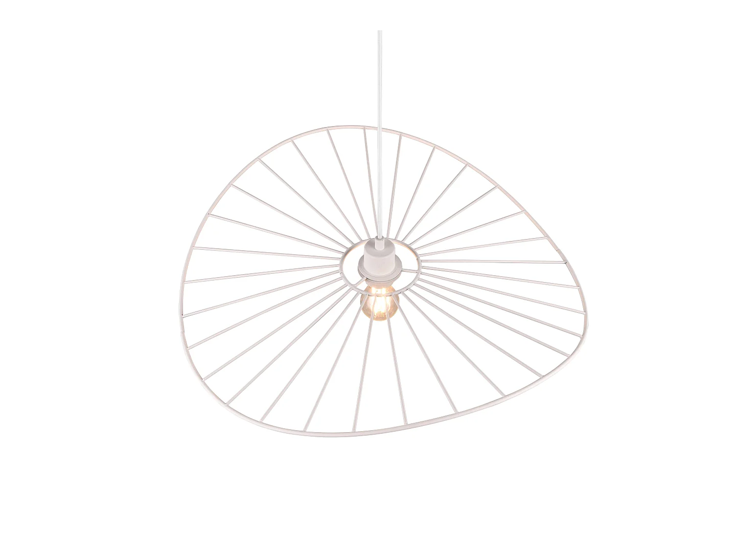 Lampe suspendue design en métal Chapeau
