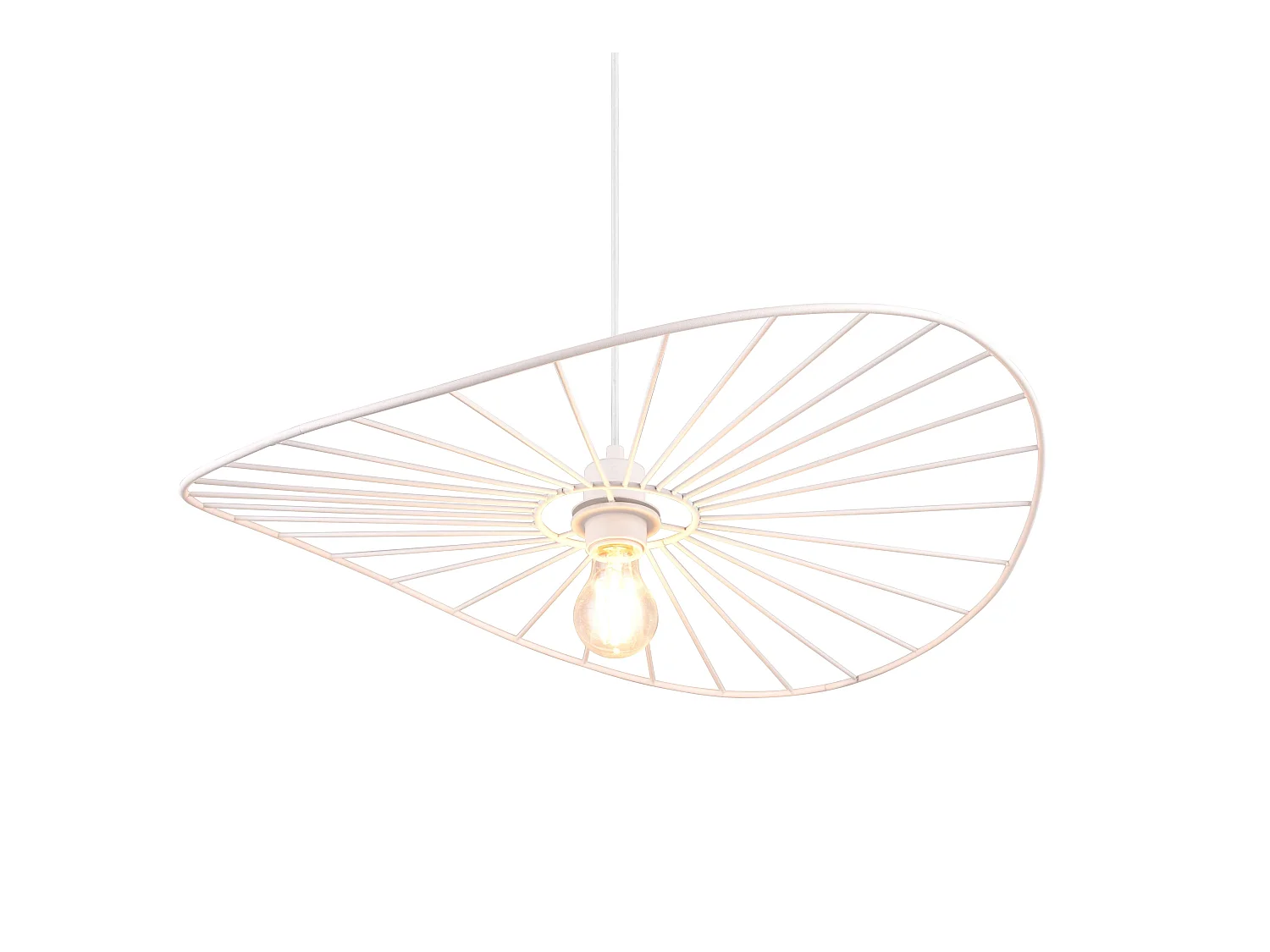 Lampe suspendue design en métal Chapeau