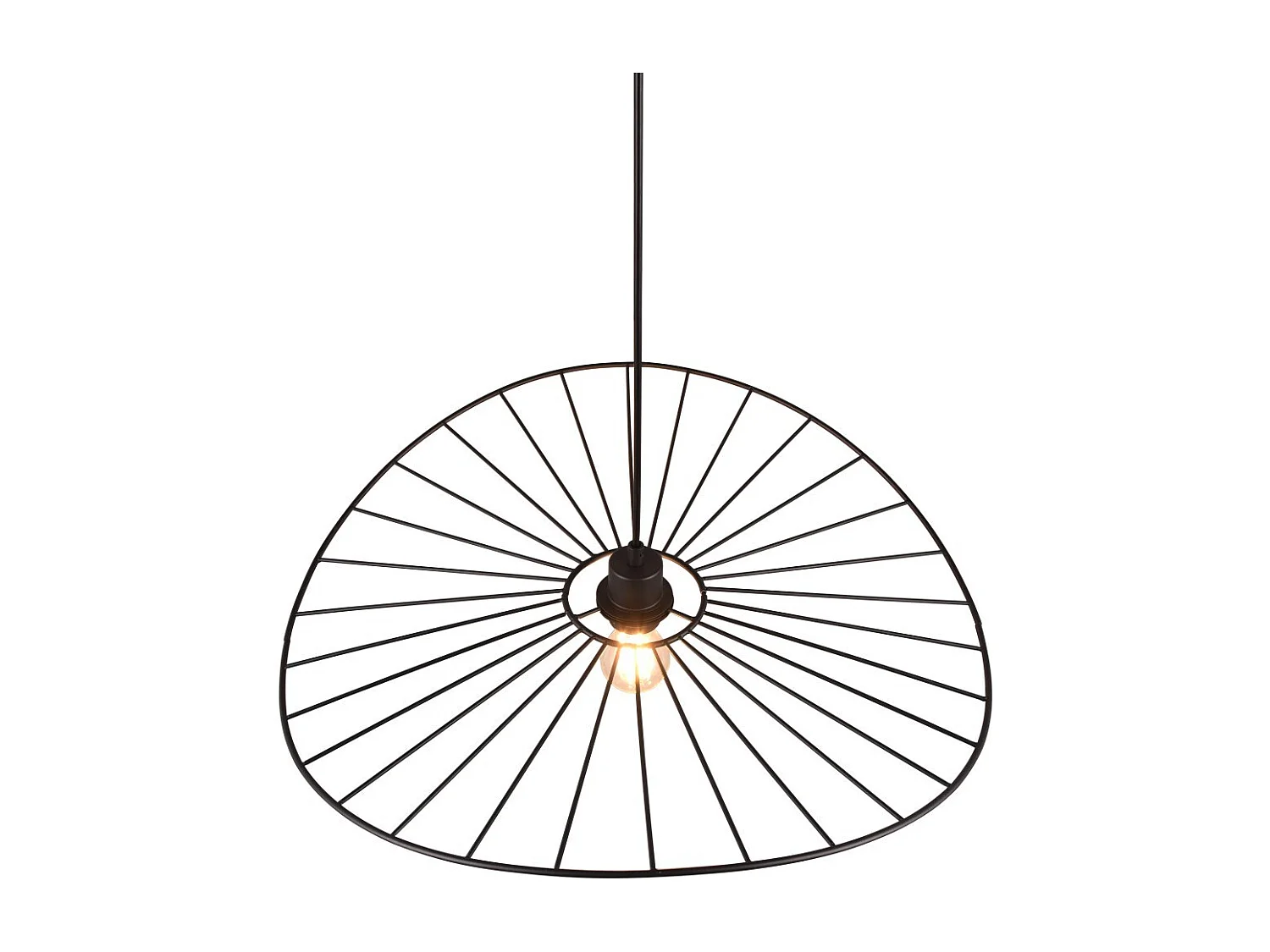 Lampe suspendue design en métal Chapeau
