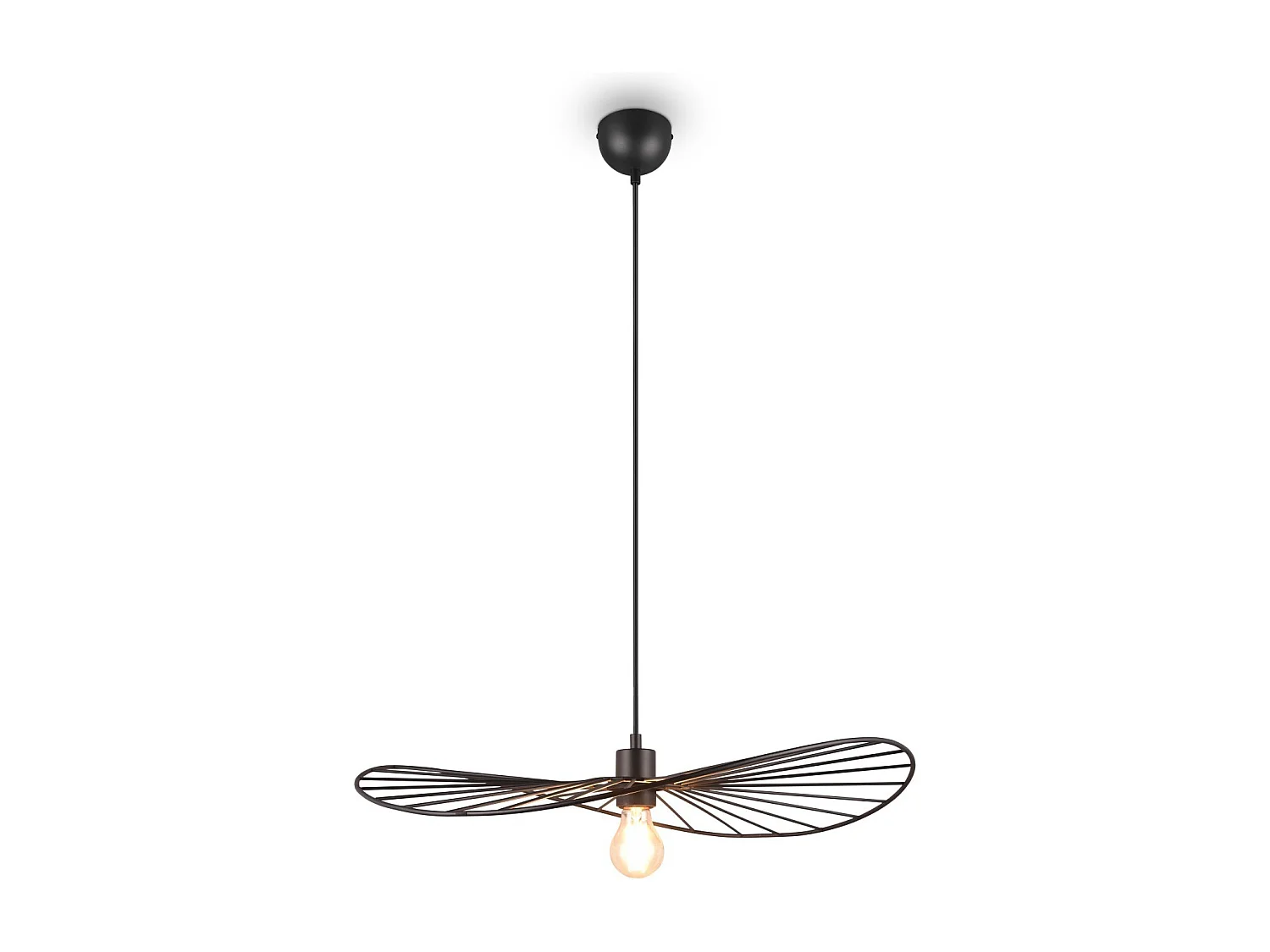Lampe suspendue design en métal Chapeau
