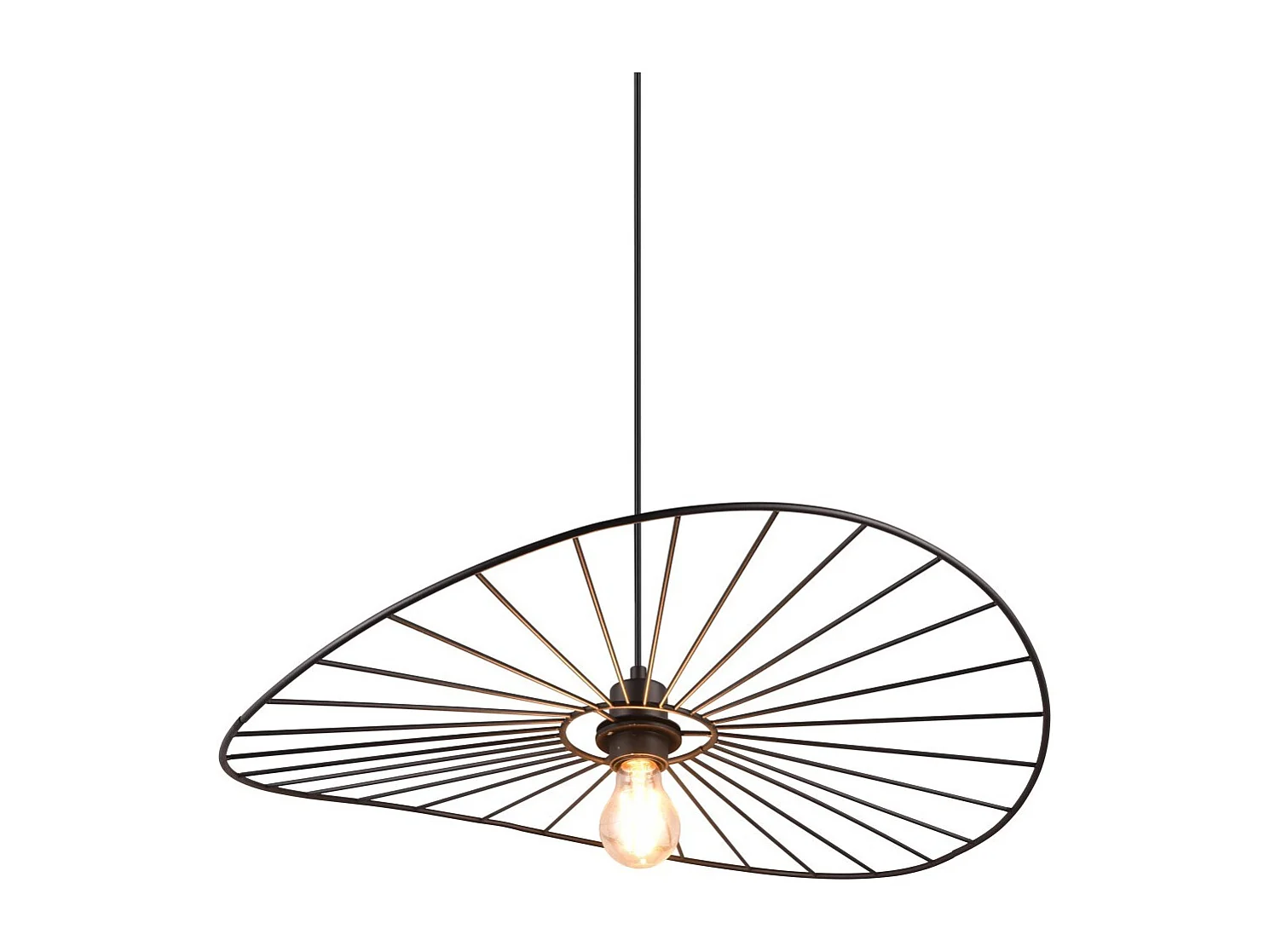 Lampe suspendue design en métal Chapeau