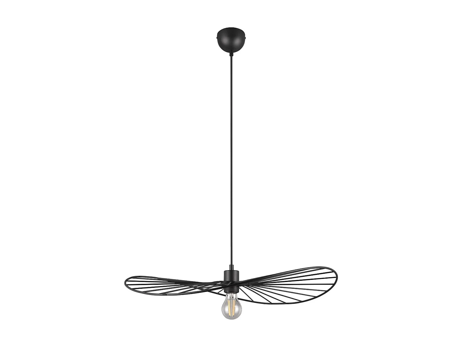 Lampe suspendue design en métal Chapeau
