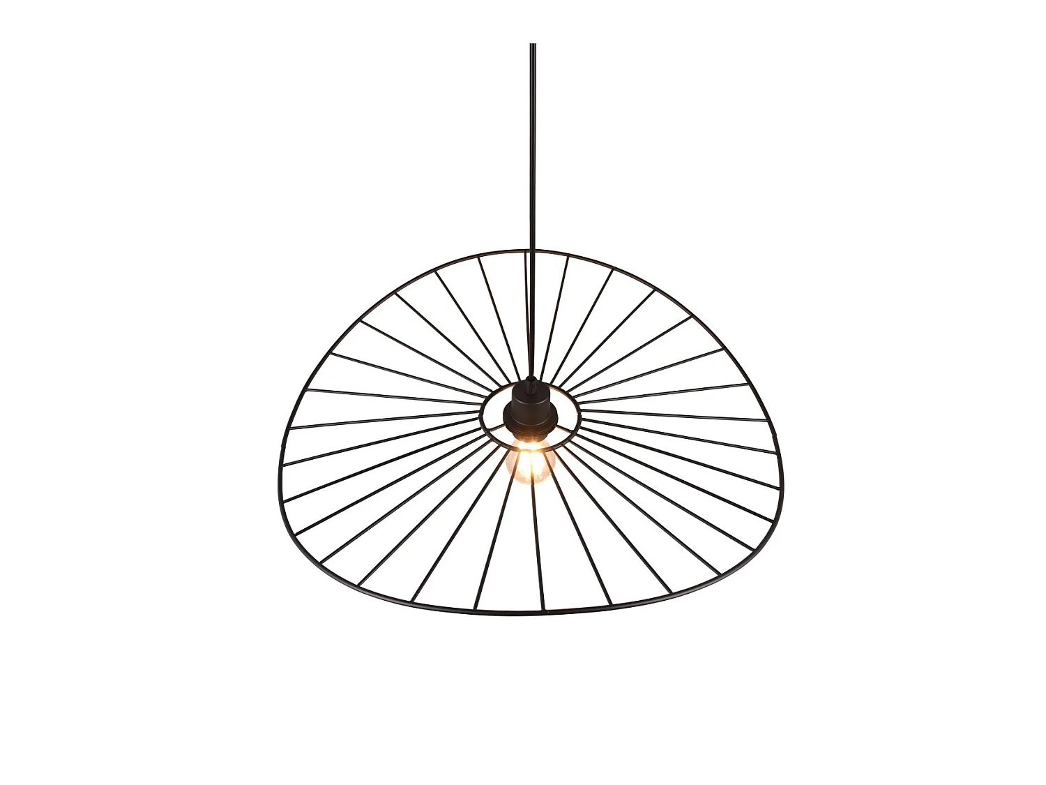 Lampe suspendue design en métal Chapeau