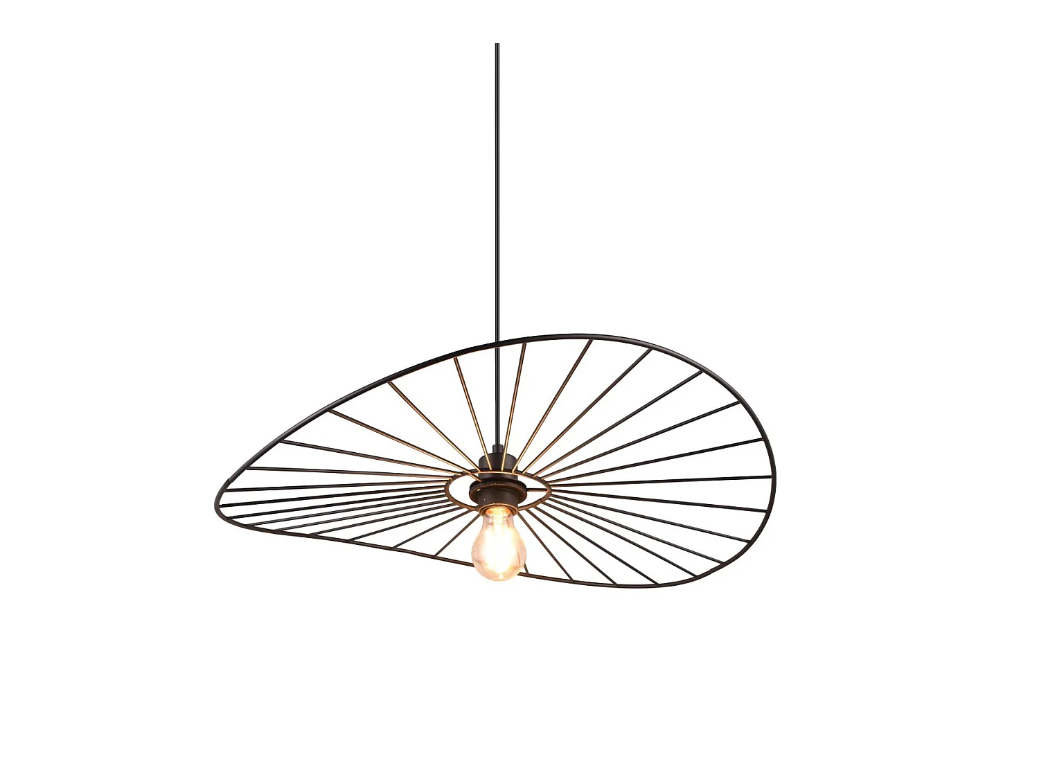 Lampe suspendue design en métal Chapeau
