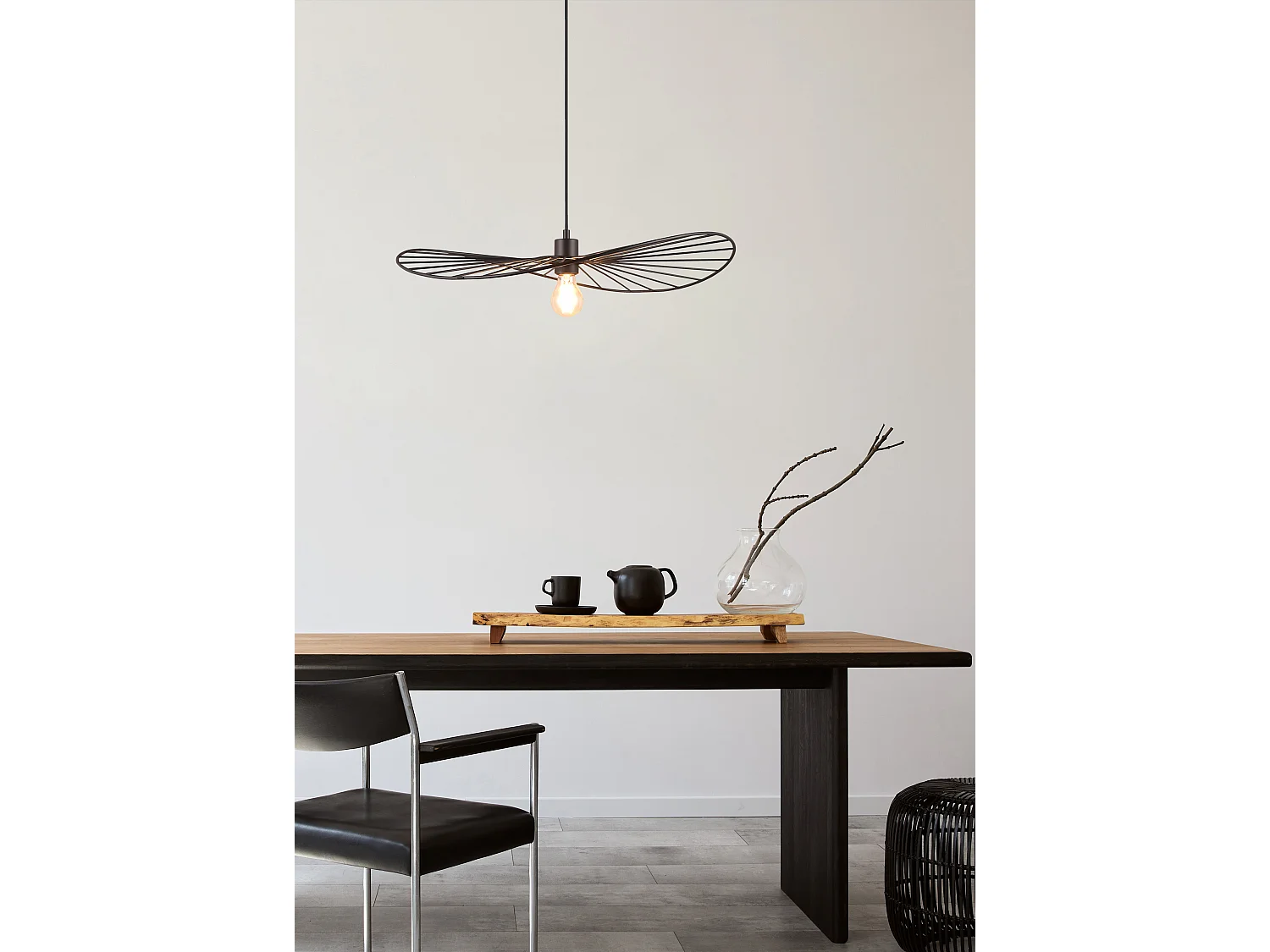 Lampe suspendue design en métal Chapeau