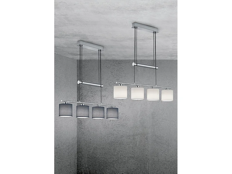 Suspension quatre abats-jour Garda de Trio