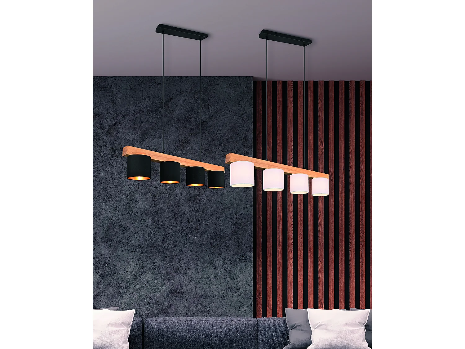 Hanglamp CAMERON - 0x0x150 cm - Naturel