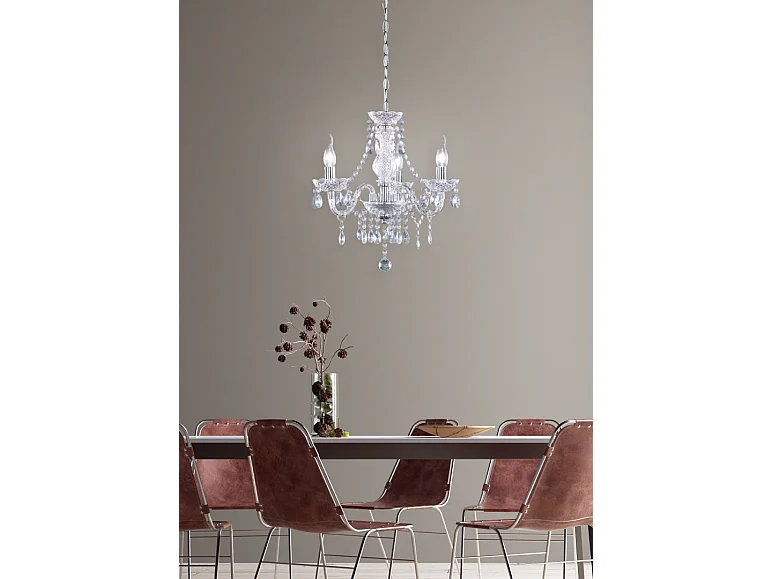 Lustre baroque 3 Lampes