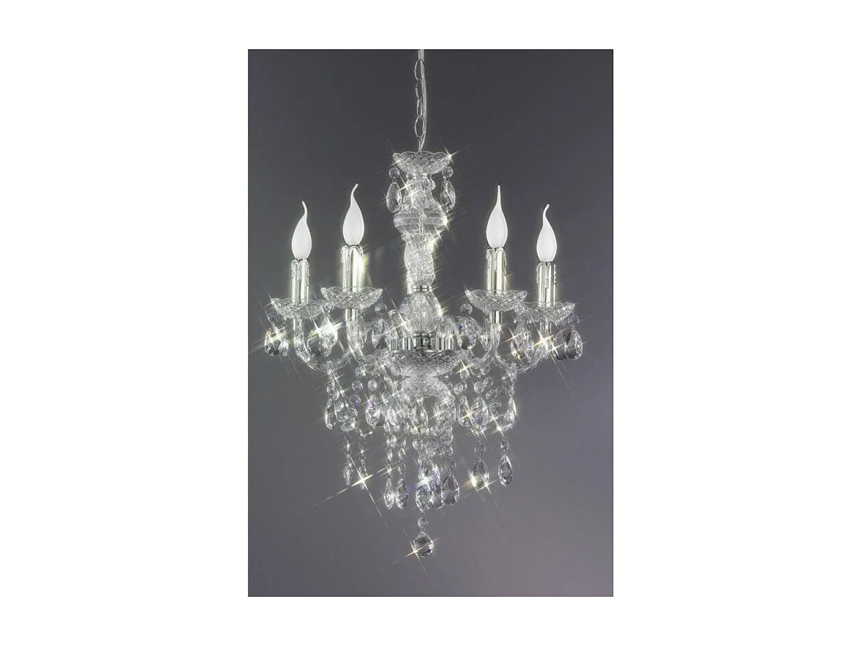 Lustre baroque 5 Lampes