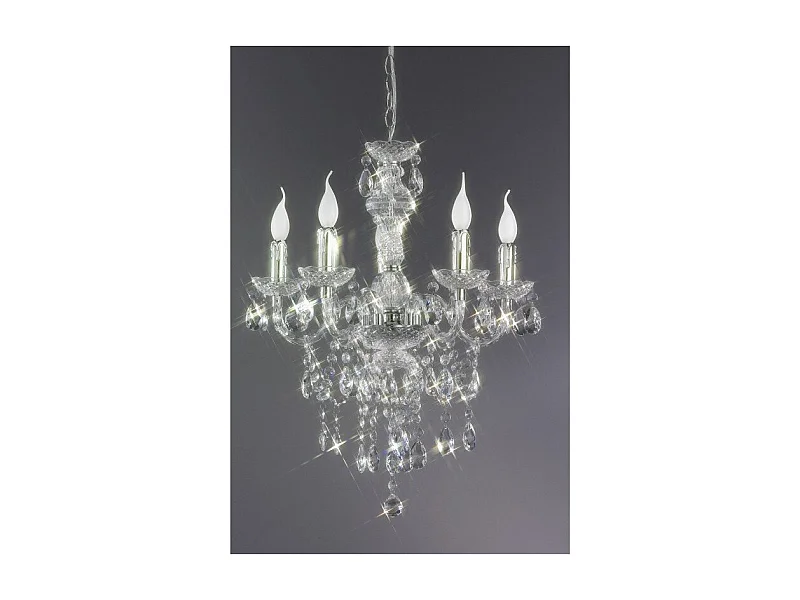 Lustre baroque 5 Lampes