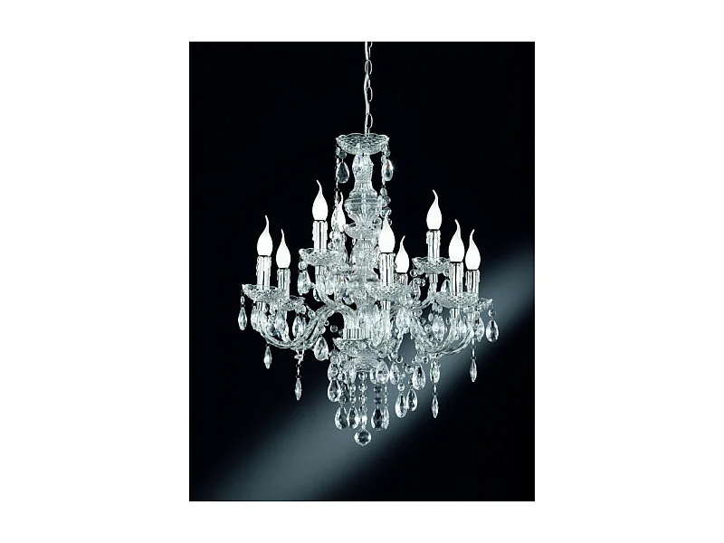 Lustre baroque 9 Lampes