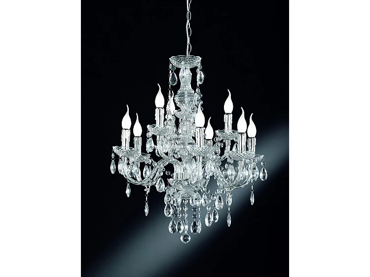 Lustre baroque 9 Lampes