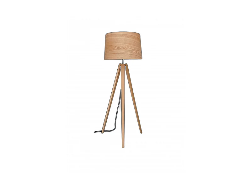 Lampadaire design Essence en bois naturel