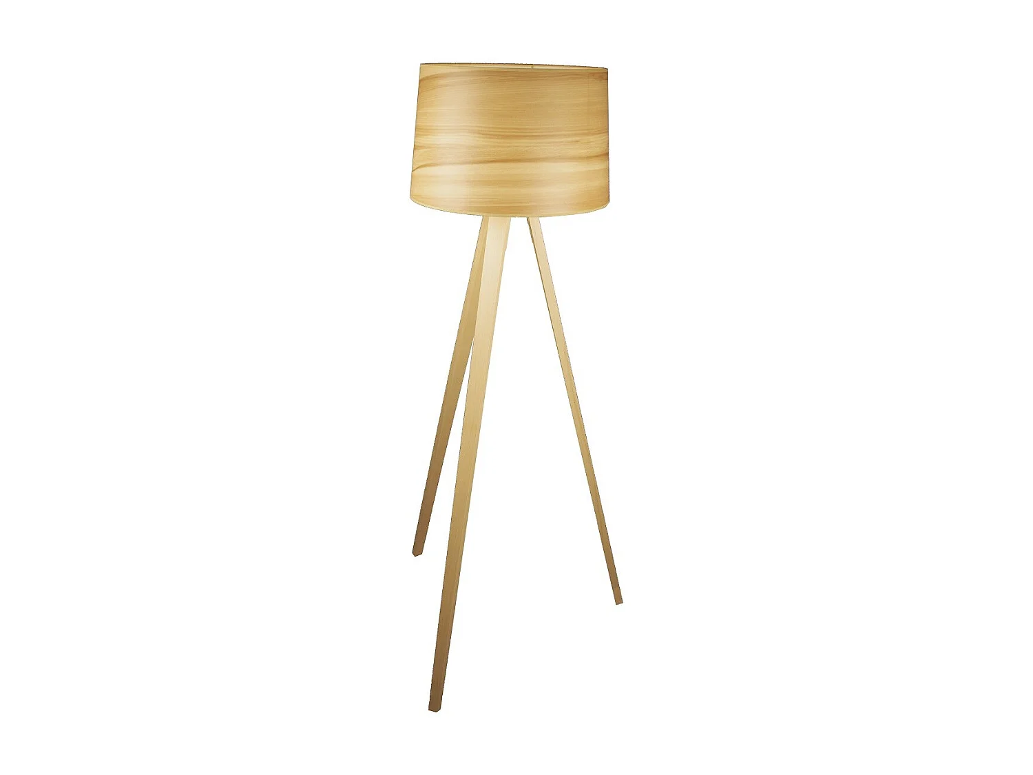 Lampadaire design Essence en bois naturel