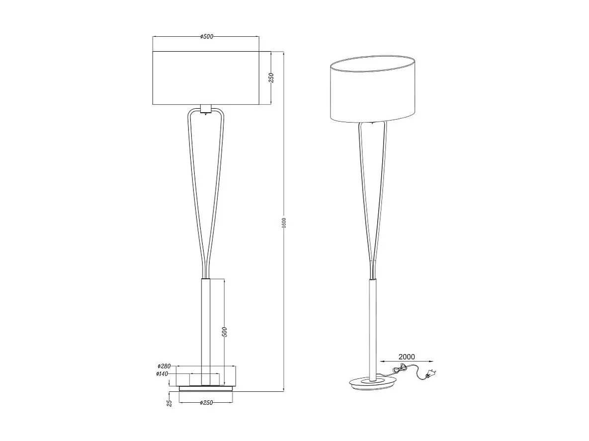Lampe de sol Paris 2