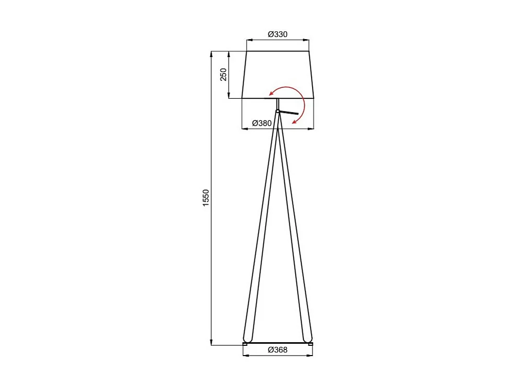 Lampadaire Zazou ls, Bois, Blanc