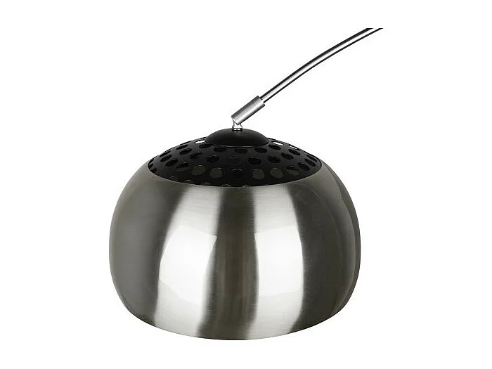 Lampadaire Argentina design en arc métal et marbre