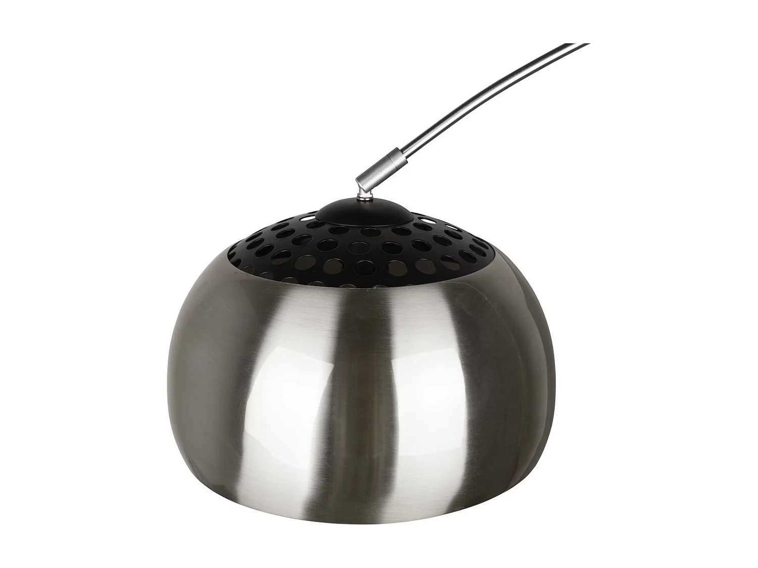 Lampadaire Argentina design en arc métal et marbre