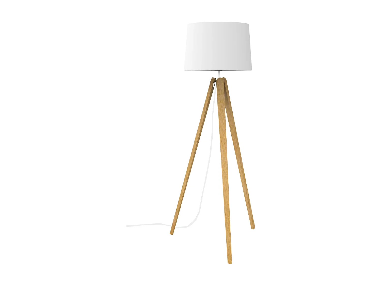 Lampadaire design Essence en bois naturel