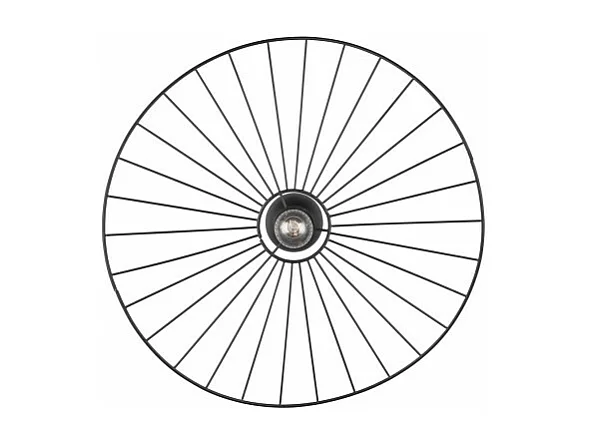 Lampe de plafond design en métal Chapeau