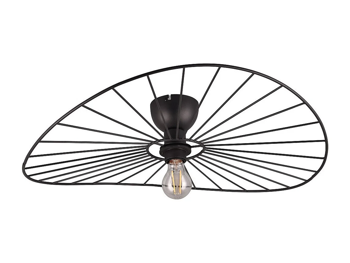 Lampe de plafond design en métal Chapeau