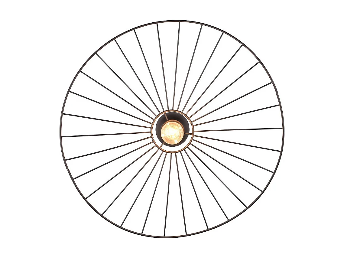 Lampe de plafond design en métal Chapeau