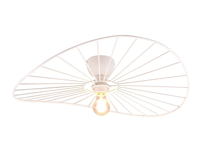 Lampe de plafond design en métal Chapeau