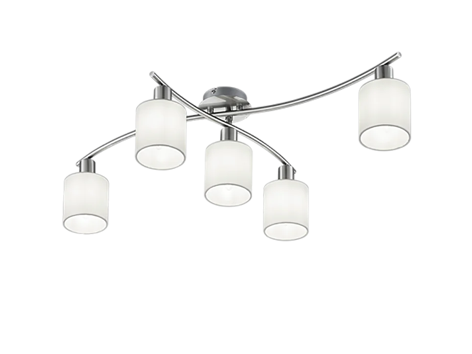 Plafonnier Garda tissu et métal