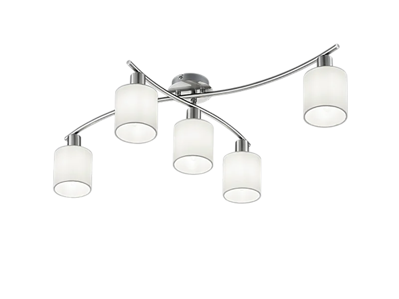 Plafonnier Garda tissu et métal