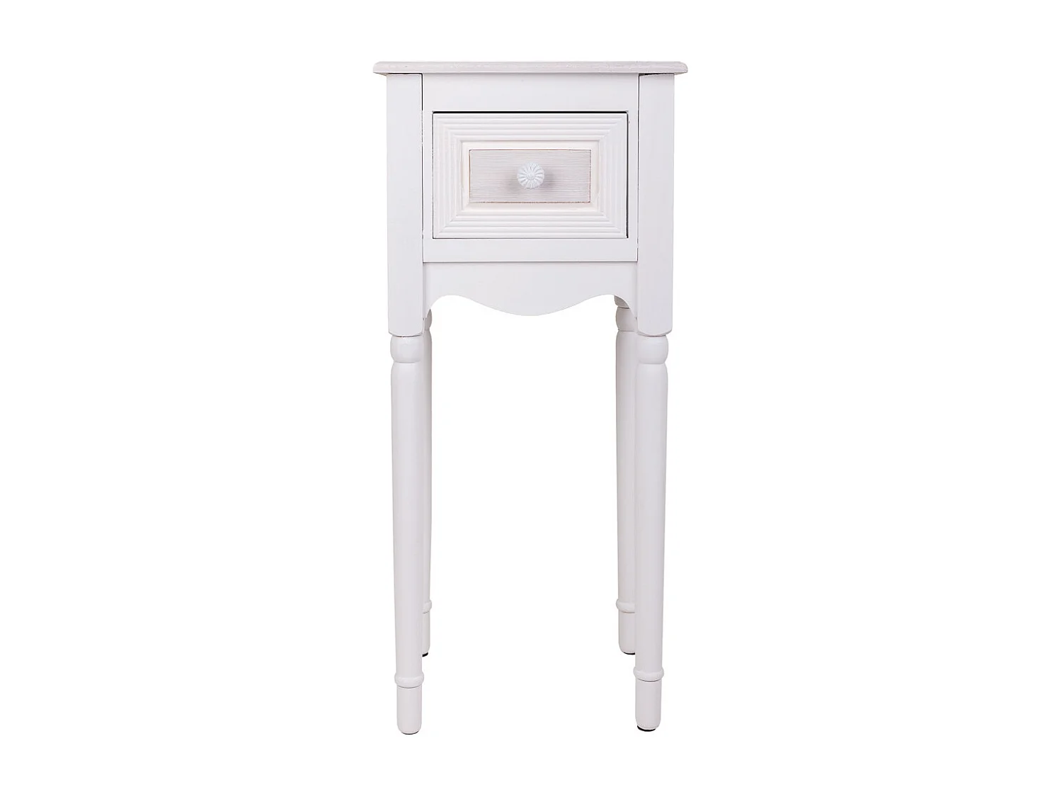 Mesa de telefone em madeira branca 33x26,5x72,5