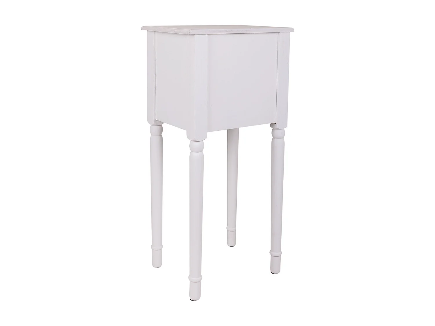 Mesa de telefone em madeira branca 33x26,5x72,5