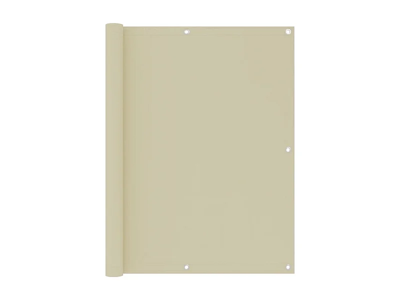 Toldo para balcón tela oxford crema 120x600 cm