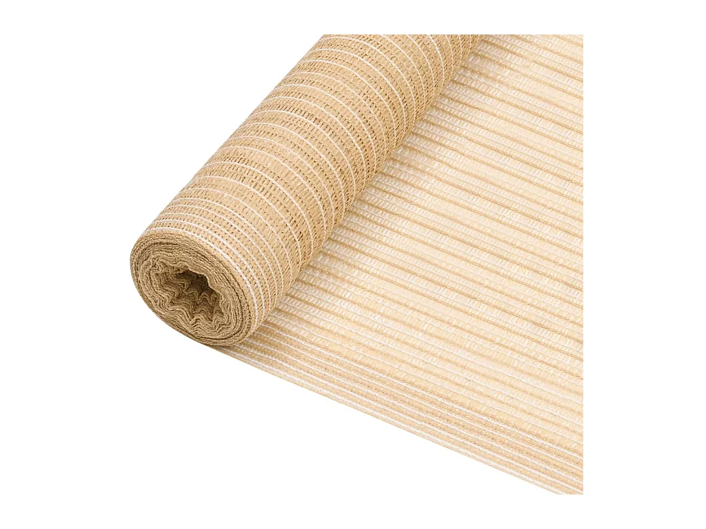 Filet brise-vue Beige 2x50 m PEHD 150 g/m²