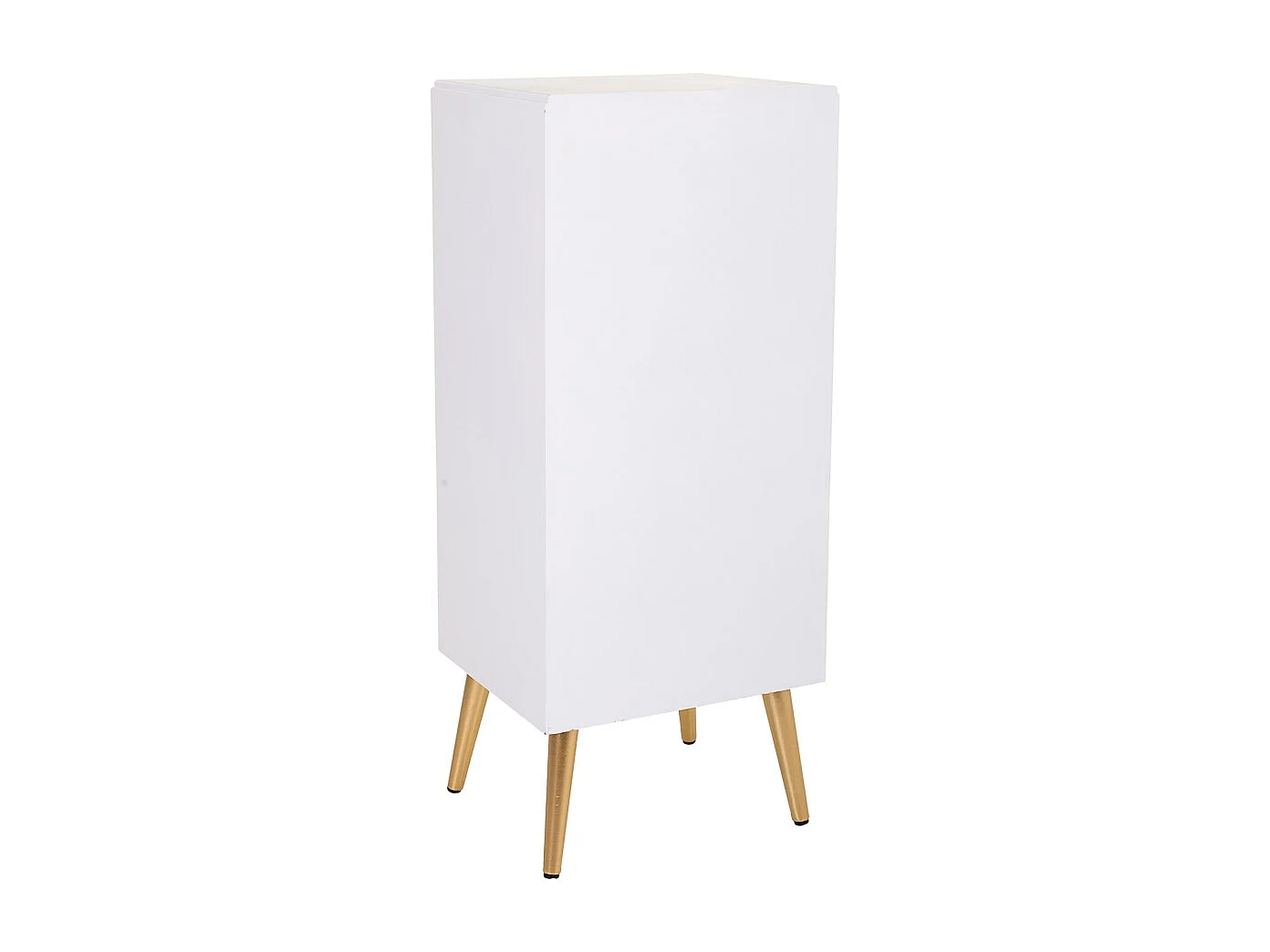 Chiffonier en bois blanc 42x36,5x100,5h