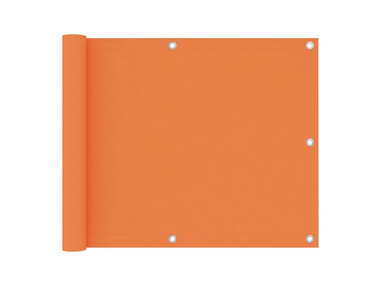 Écran de balcon Orange 75x300 cm Tissu Oxford
