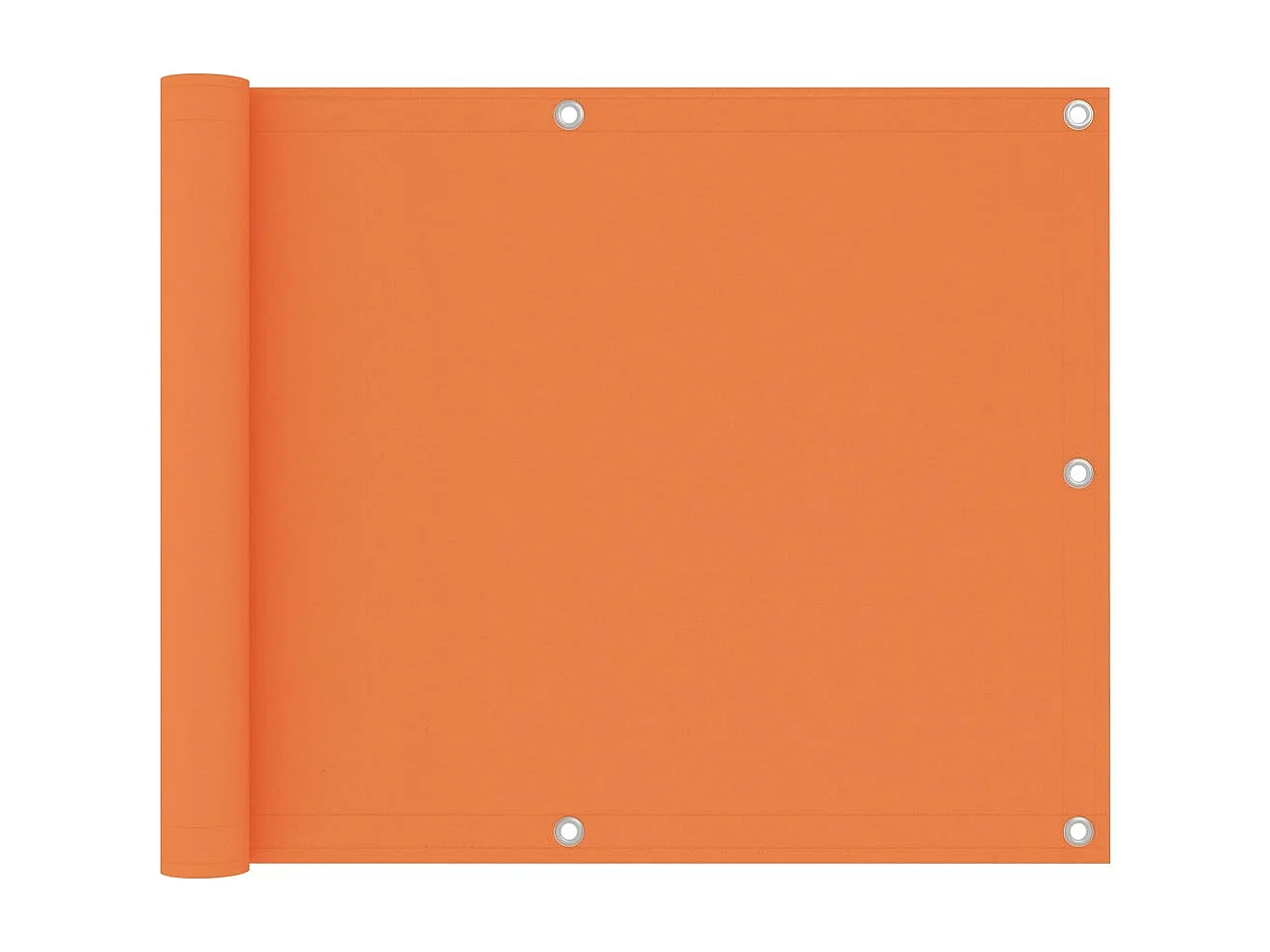 Écran de balcon Orange 75x300 cm Tissu Oxford