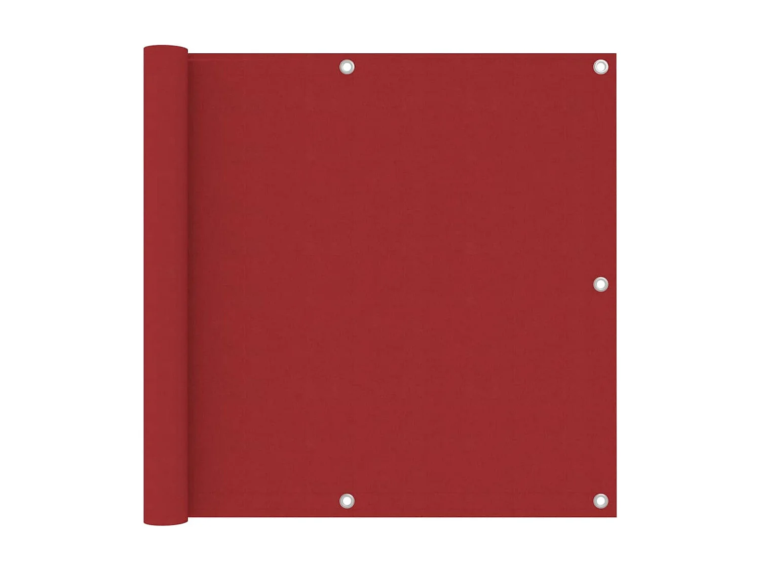 Écran de balcon Rouge 90x400 cm Tissu Oxford