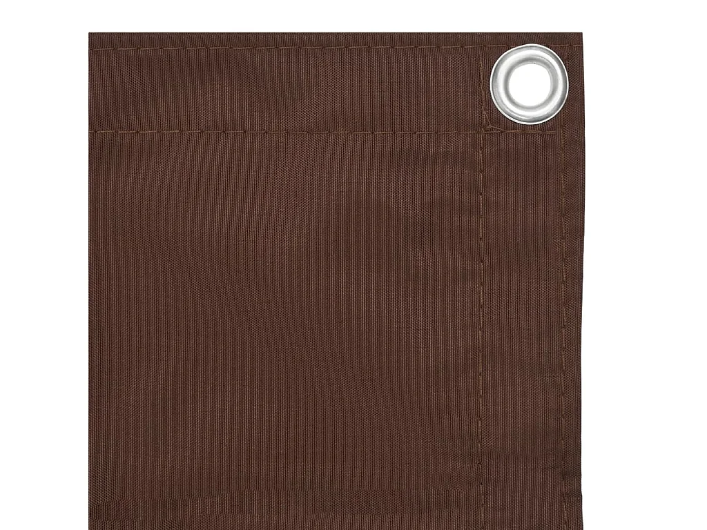 Écran de balcon Marron 90x400 cm Tissu Oxford