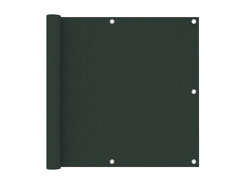 Toldo para balcón tela oxford verde oscuro 90x400 cm