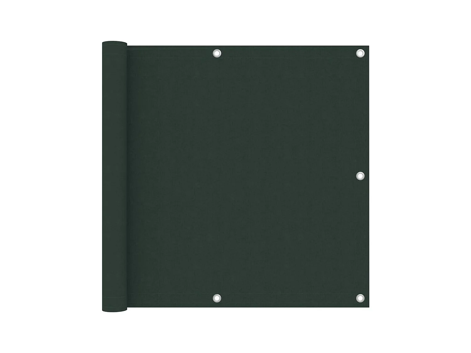 Écran de balcon Vert foncé 90x400 cm Tissu Oxford