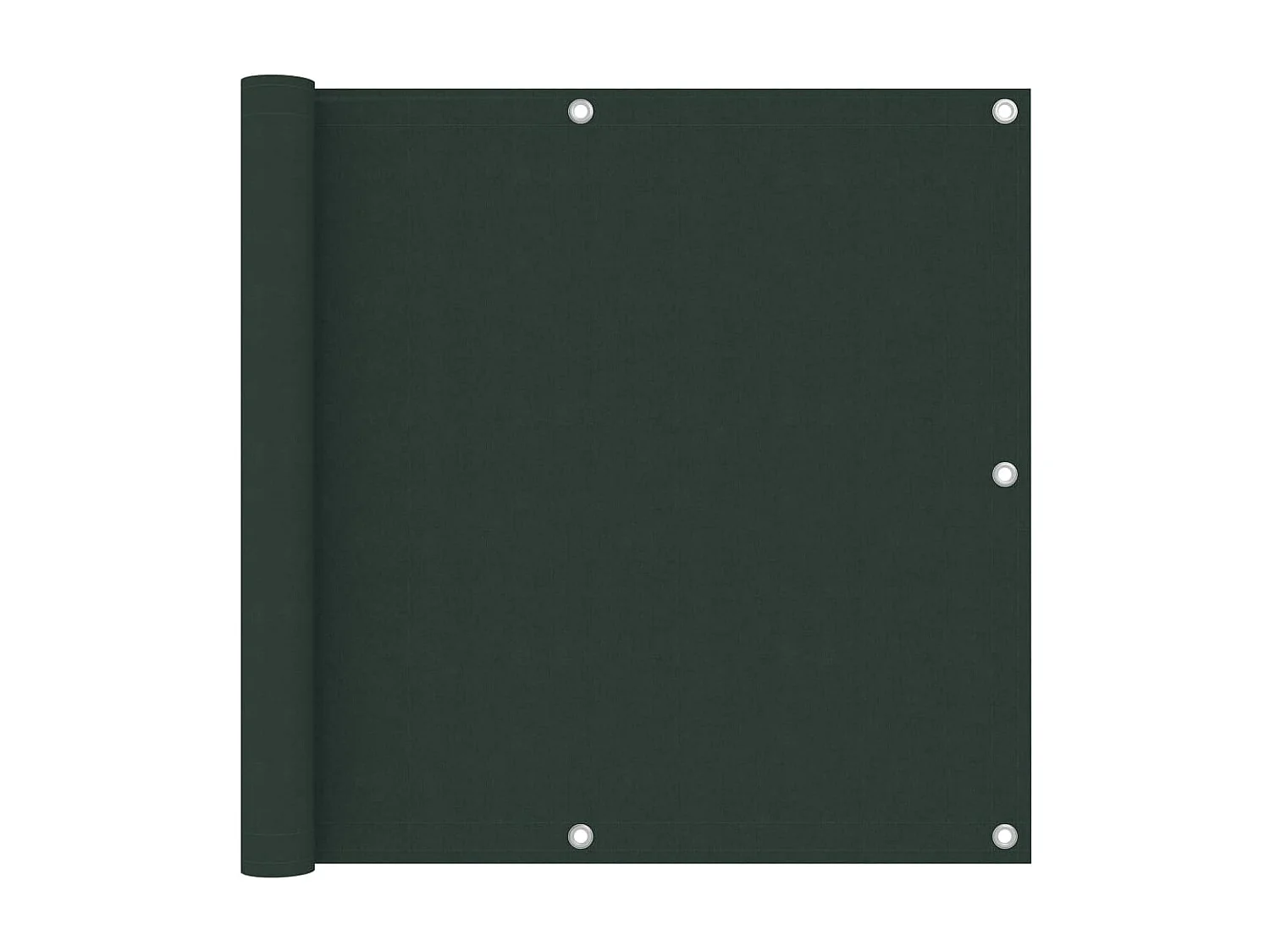 Écran de balcon Vert foncé 90x400 cm Tissu Oxford