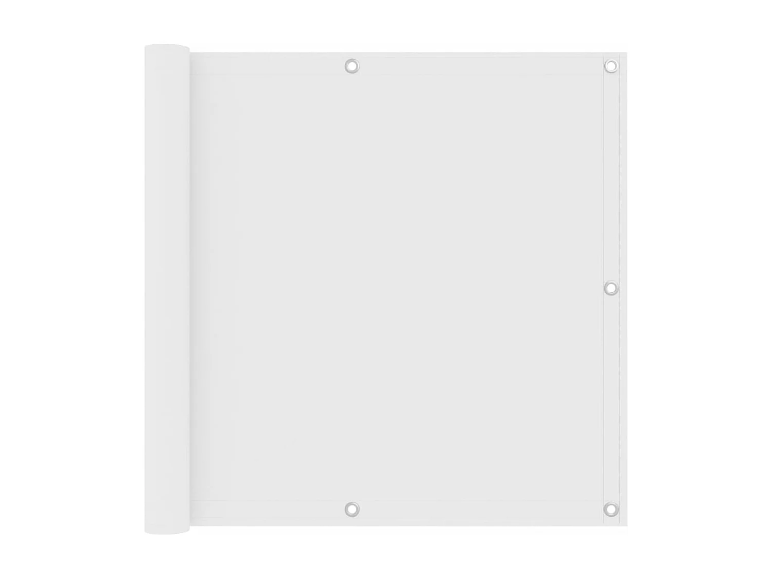 Toldo para balcón tela oxford blanco 90x400 cm