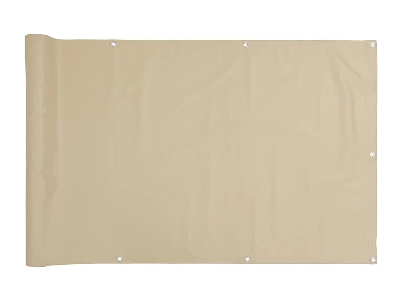 Écran de balcon Beige 75x300 cm Tissu Oxford