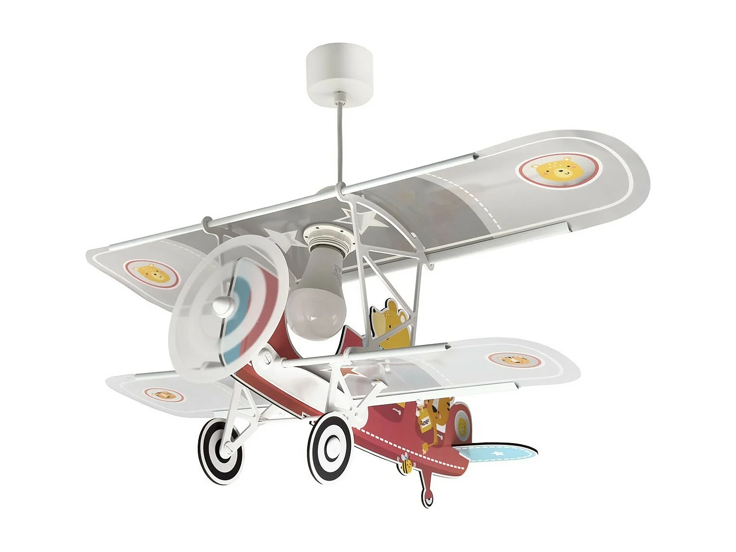 Lampada da soffitto per bambini con aeroplano Teddy Bear | DALBER