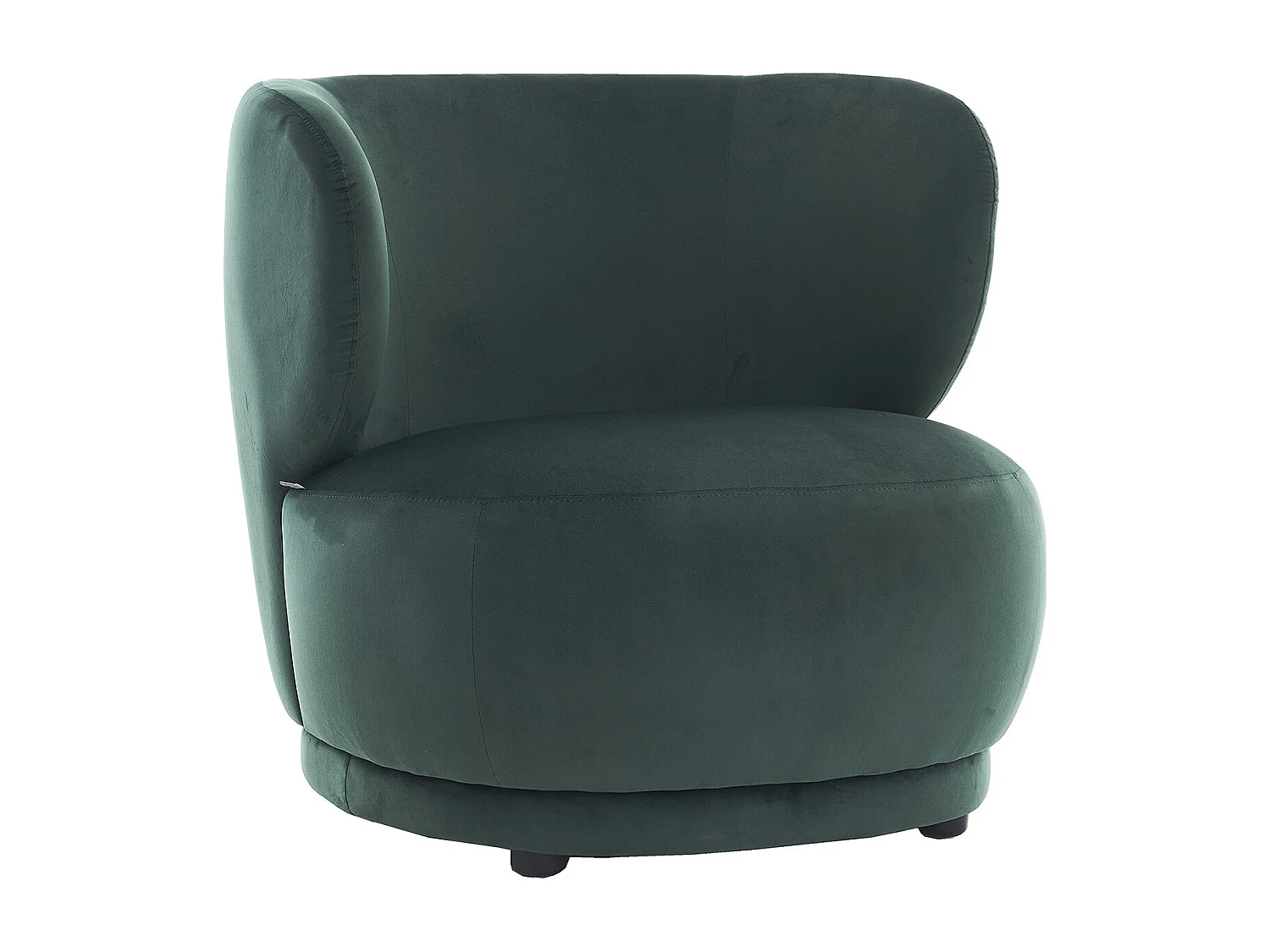 Fauteuil en velours vert - Ester